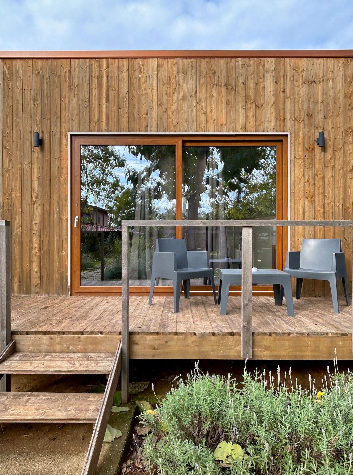 La veranda di legno